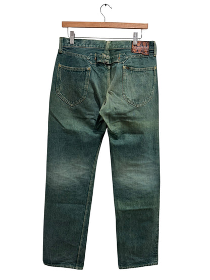 Kapital Dyed Denim Jeans Green