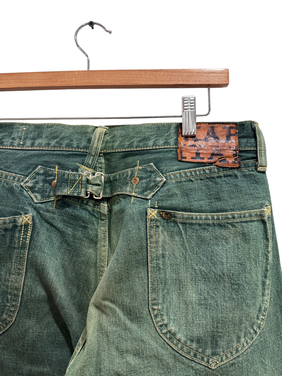 Kapital Dyed Denim Jeans Green