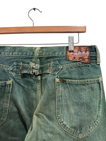 Kapital Dyed Denim Jeans Green