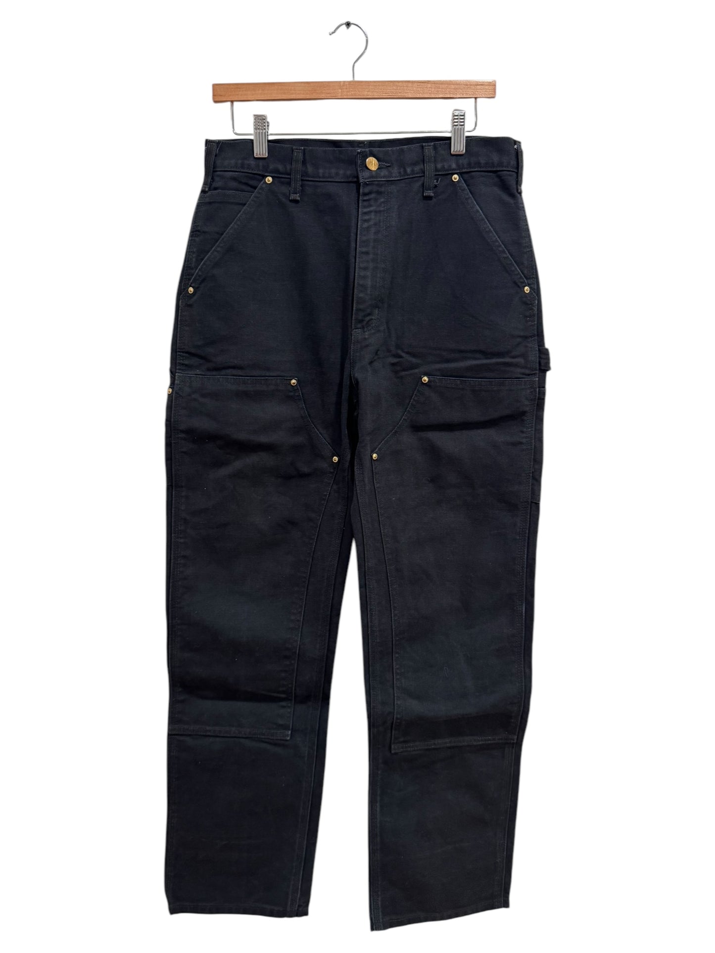 Carhartt Double Knee Work Pants Black