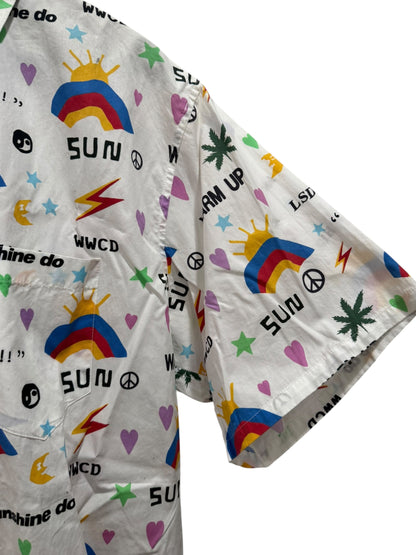 Cactus Plant Flea Market Crop Aloha LSD Shirt White