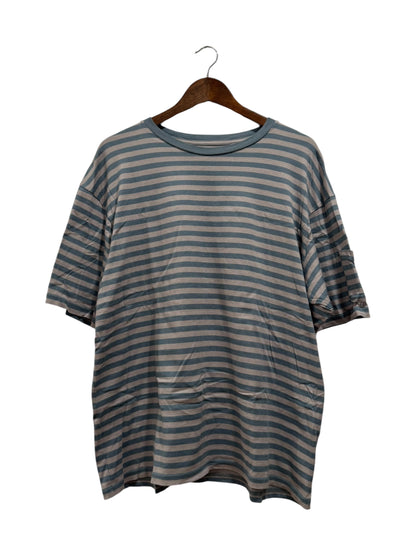 Needles Stripe Tee Blue Grey