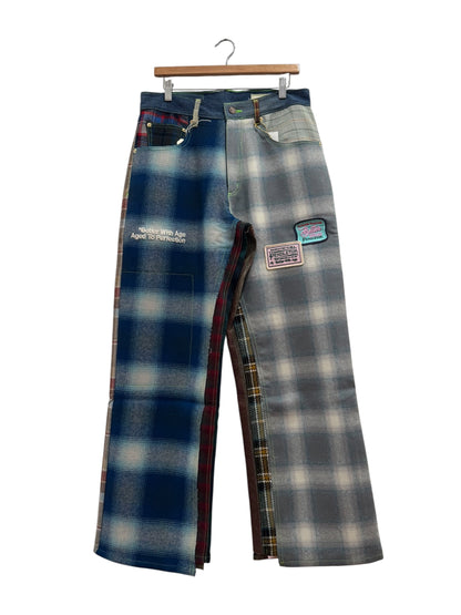 Better with Age x Pendleton Mixed Media Jeans Plaid