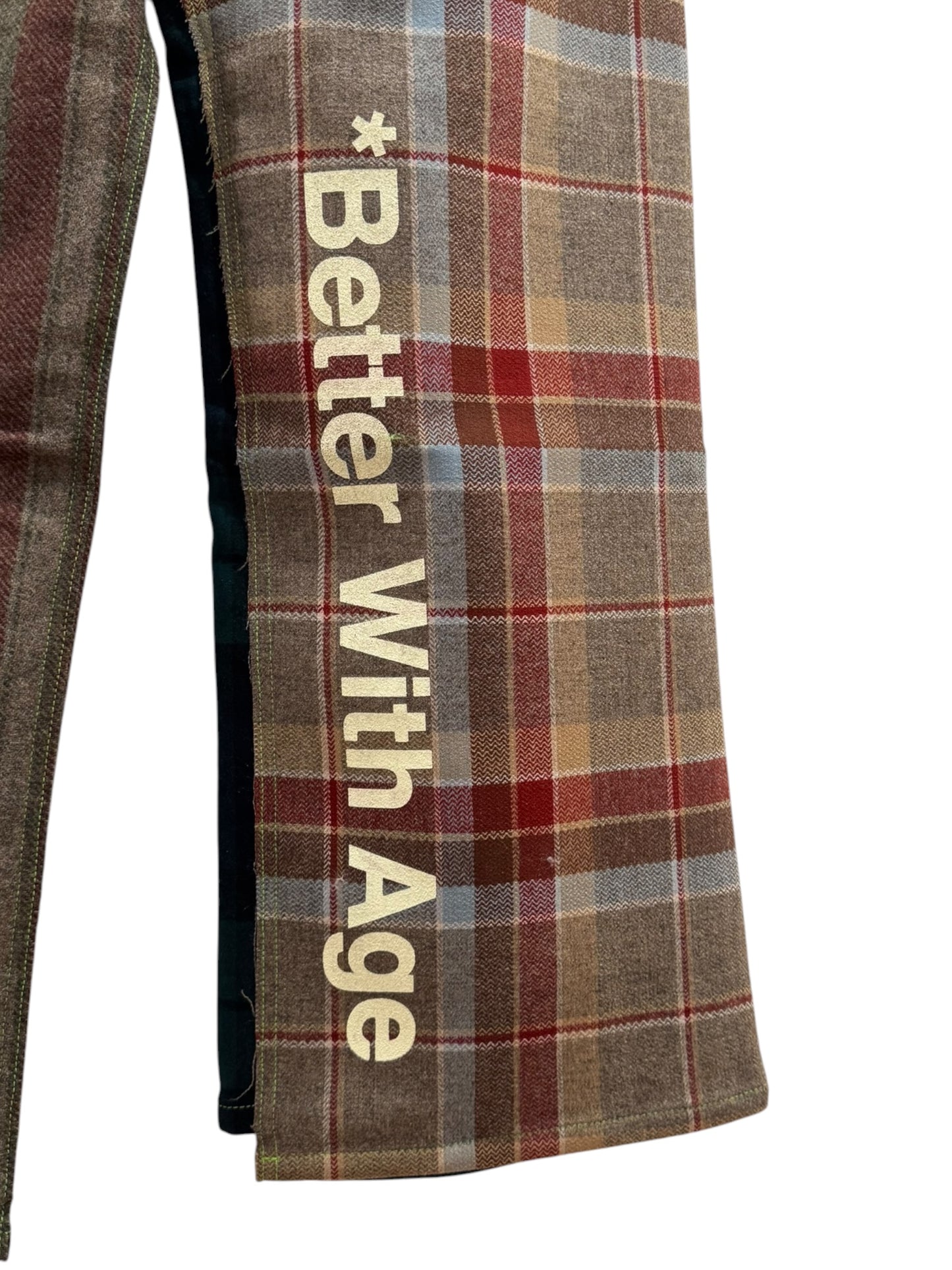 Better with Age x Pendleton Mixed Media Jeans Plaid