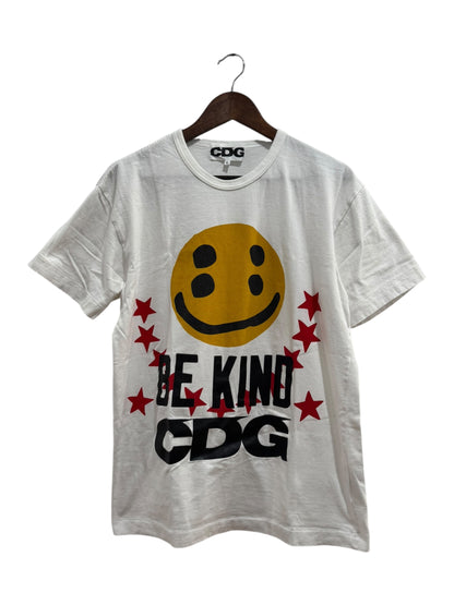 Cactus Plant Flea Market x CDG Smiley Face Be Kind Tee White