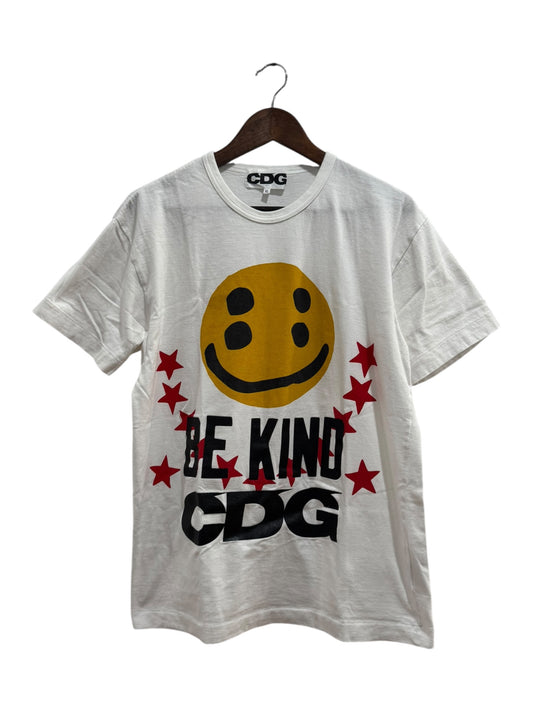 Cactus Plant Flea Market x CDG Smiley Face Be Kind Tee White