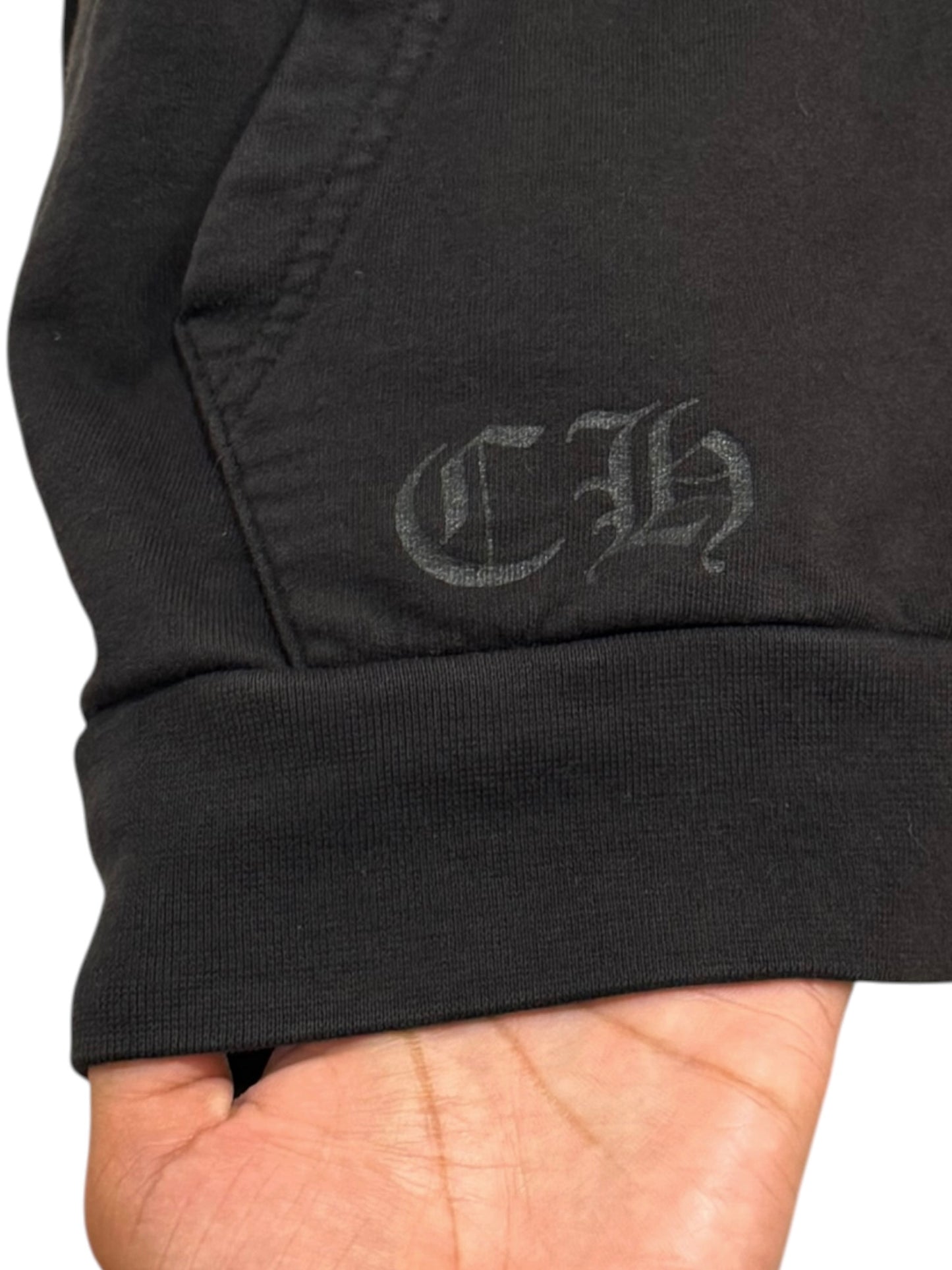 Chrome Hearts Made In Hollywood Plus Cross Hoodie Black Red