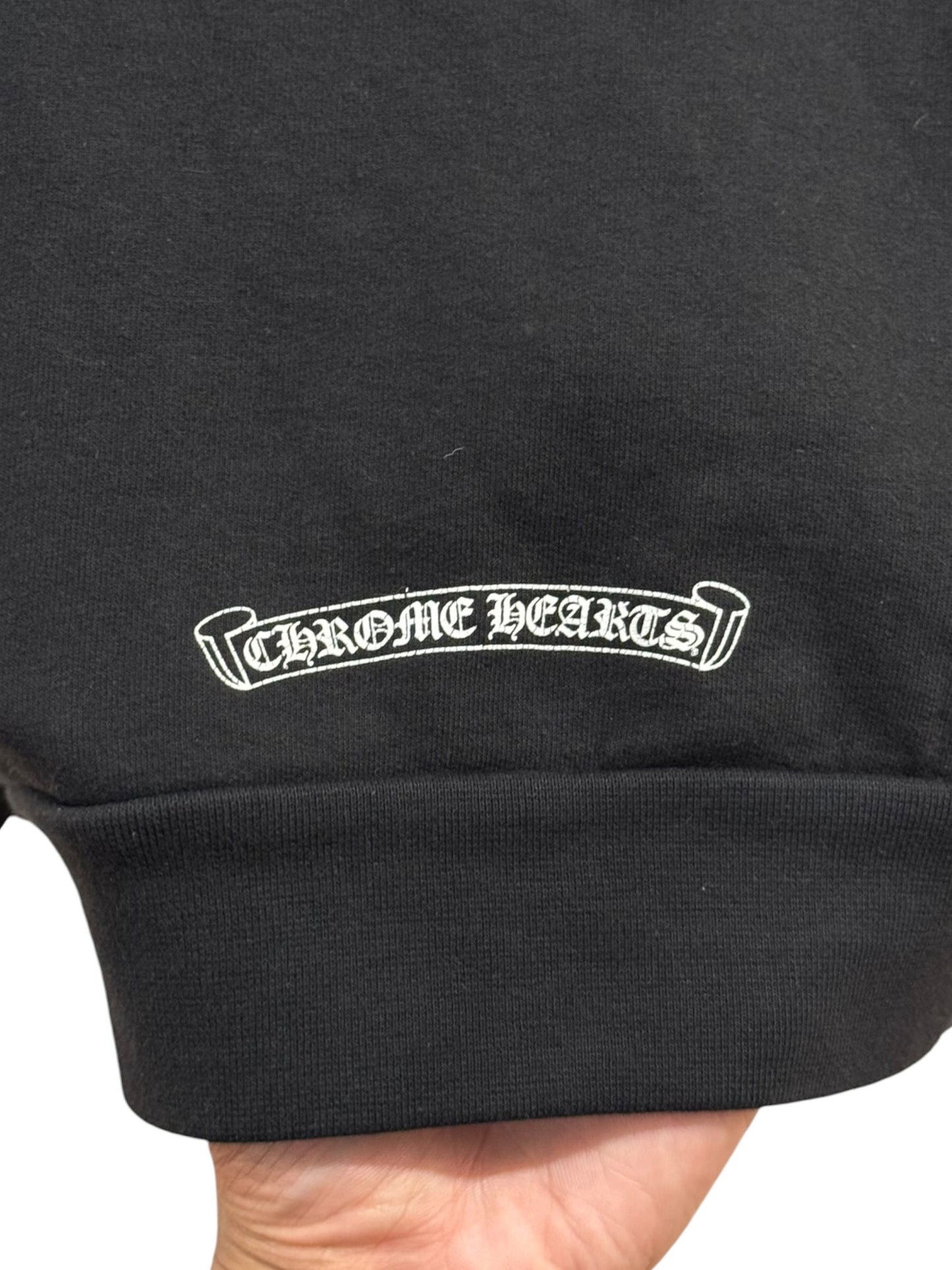 Chrome Hearts Made In Hollywood Plus Cross Hoodie Black Red
