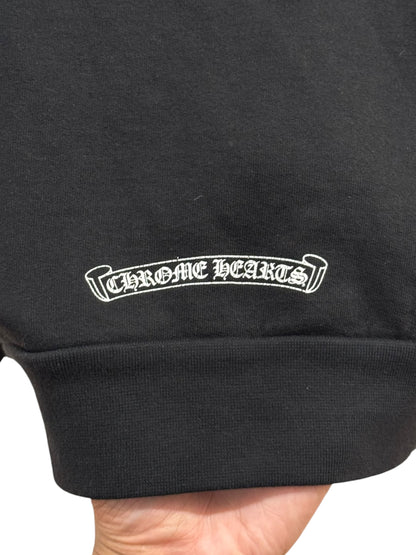 Chrome Hearts Made In Hollywood Plus Cross Hoodie Black Red