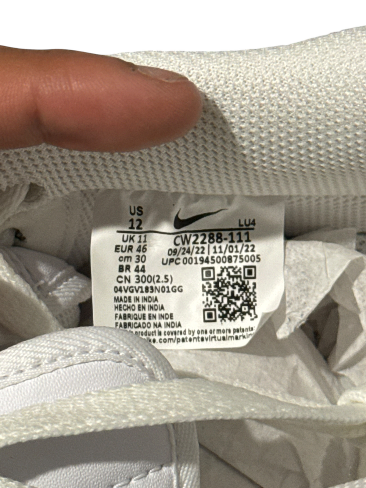 Nike Air Force 1 Low '07 White (Travis Scott Cactus Jack Utopia Edition)