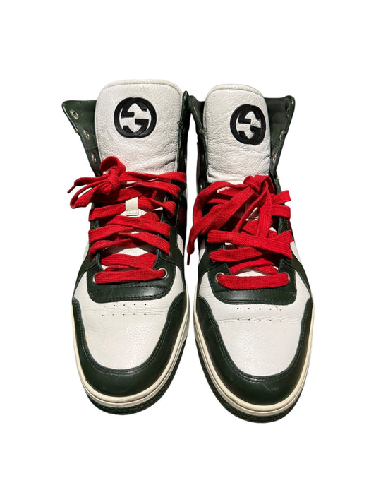 Gucci Signature High Green White