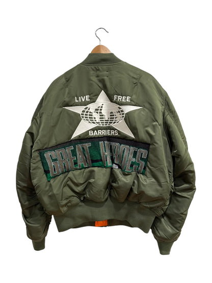 Barriers x Alpha Industries Repurposed Bomber Jacket Complexcon Exclusive 1 of 1 Olive