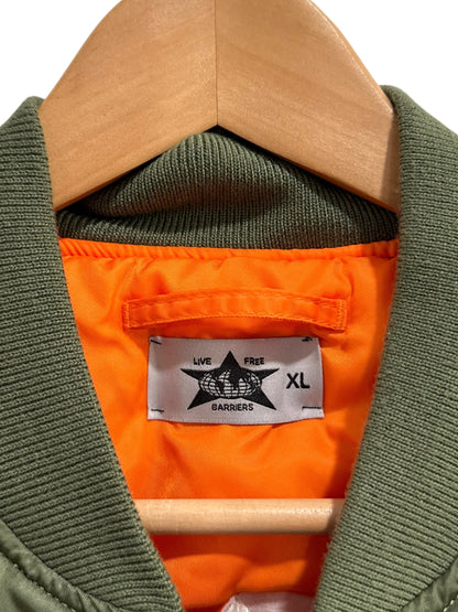 Barriers x Alpha Industries Repurposed Bomber Jacket Complexcon Exclusive 1 of 1 Olive