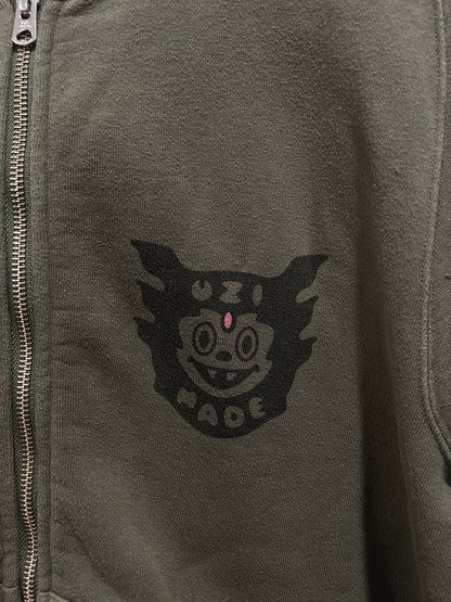 Human Made x Lil Uzi Vert Zip Up Hoodie Olive Drab