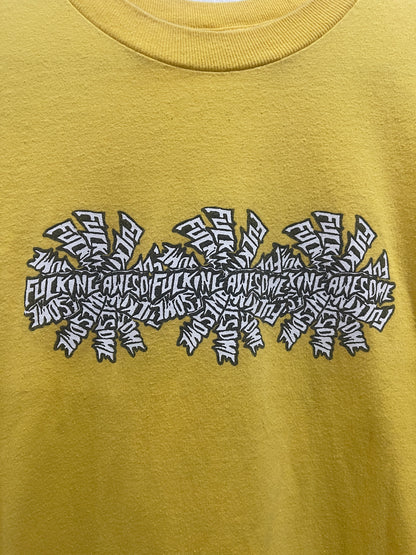 Fucking Awesome Snake Charmer Tee Yellow