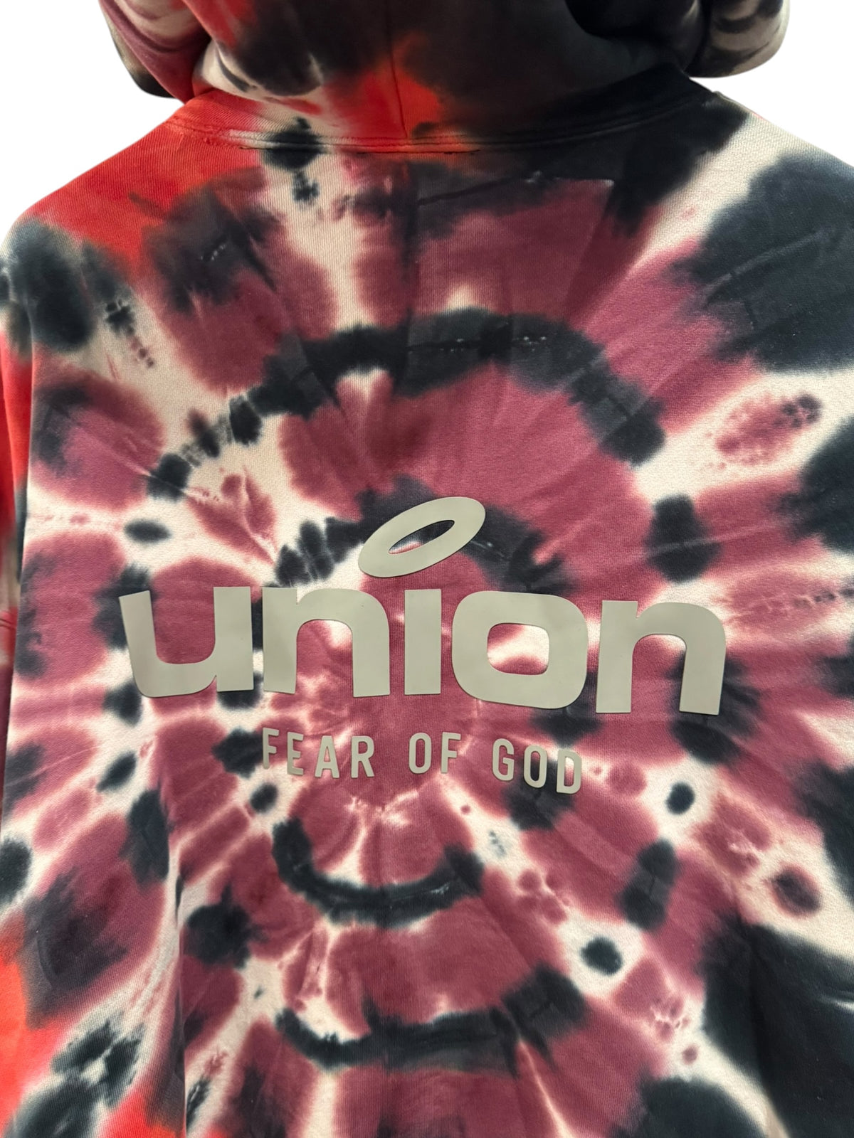 Fear of God Essentials x Union LA 30th Year Hoodie Vintage Tie Dye