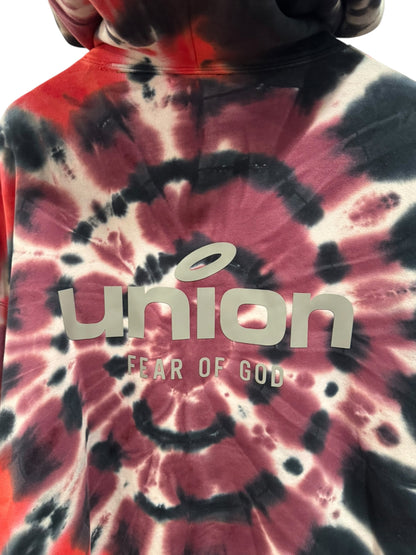 Fear of God Essentials x Union LA 30th Year Hoodie Vintage Tie Dye