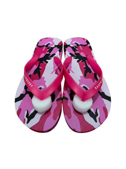 GV Gallery Raspberry Flip Flops Pink Camo